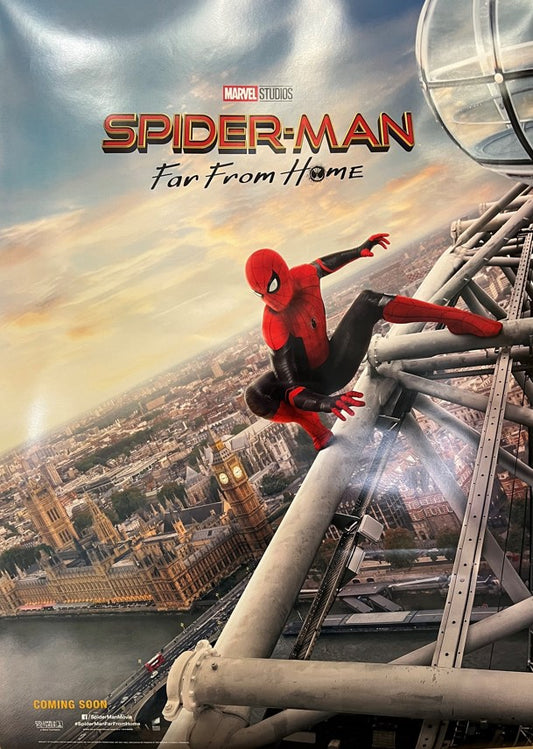 Spider-Man: Far From Home Poster signed by Tom Holland with Certificate of Authentication