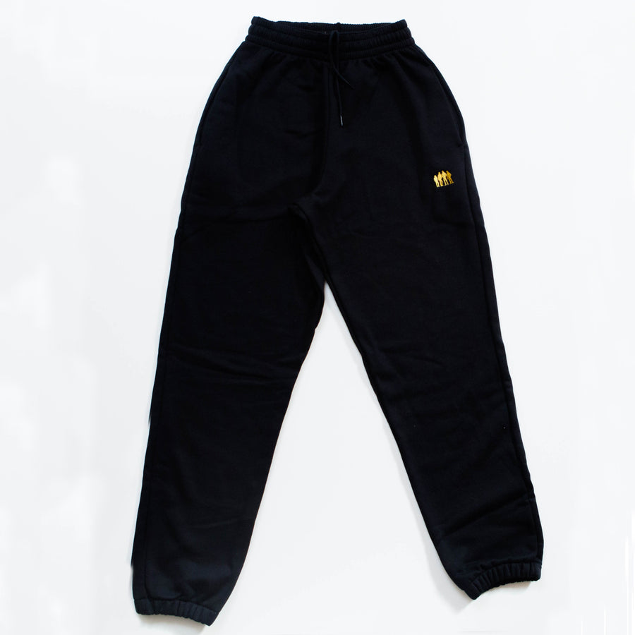 Black Jogger with Gold Embroidery WAS £65 NOW £40