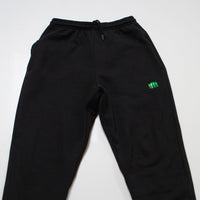 Black jogger with Green Embroidery WAS £65 NOW £40