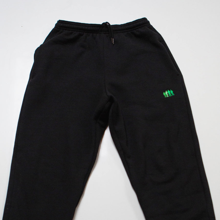 Black jogger with Green Embroidery WAS £65 NOW £40